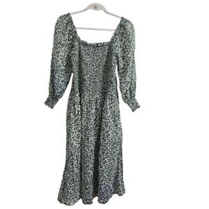 Trovata Green and White Midi Dress 🩷